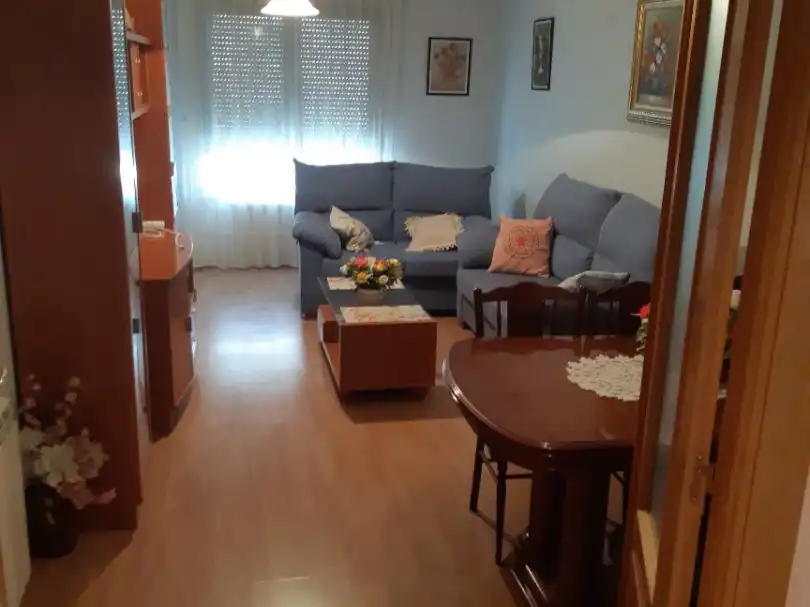 Sala d'estar de Pis de lloguer en Benavente amb Calefacció, Moblat i Balcó