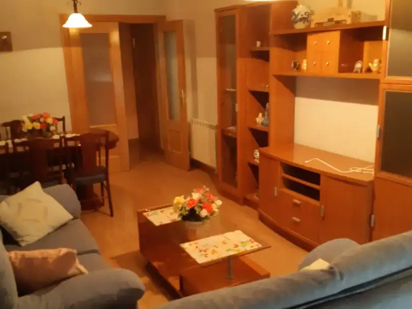 Sala d'estar de Pis de lloguer en Benavente amb Calefacció, Moblat i Balcó