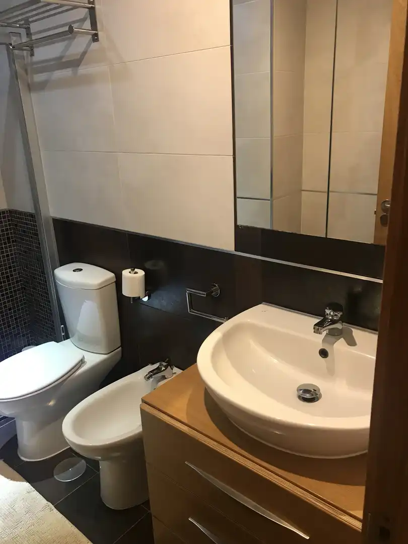 Flat for rent in Rúa Montes, A Parda Bathroom of Flat for rent in Pontevedra Capital with Heating, Parquet flooring and Terrace