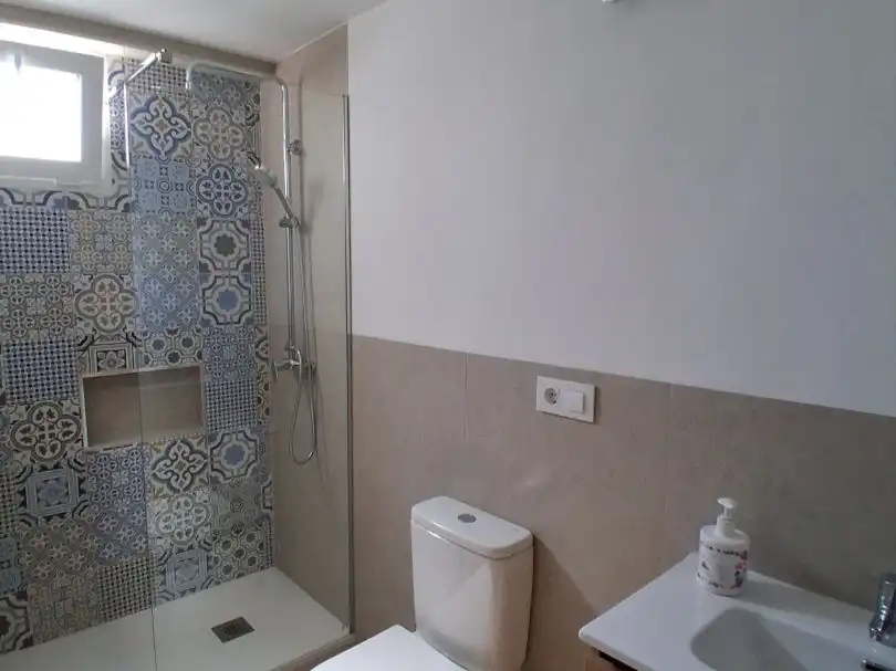 Piso de alquiler en Carrer de Barcelona, 23, Moncada Baño de Piso de alquiler en Moncada con Parquet, Terraza y Amueblado