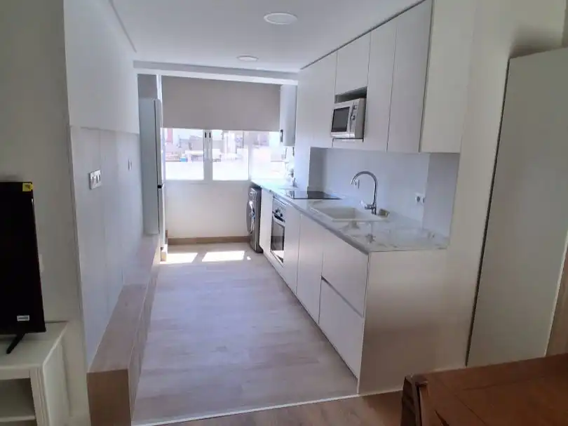 Piso de alquiler en Carrer de Barcelona, 23, Moncada Cocina de Piso de alquiler en Moncada con Parquet, Terraza y Amueblado