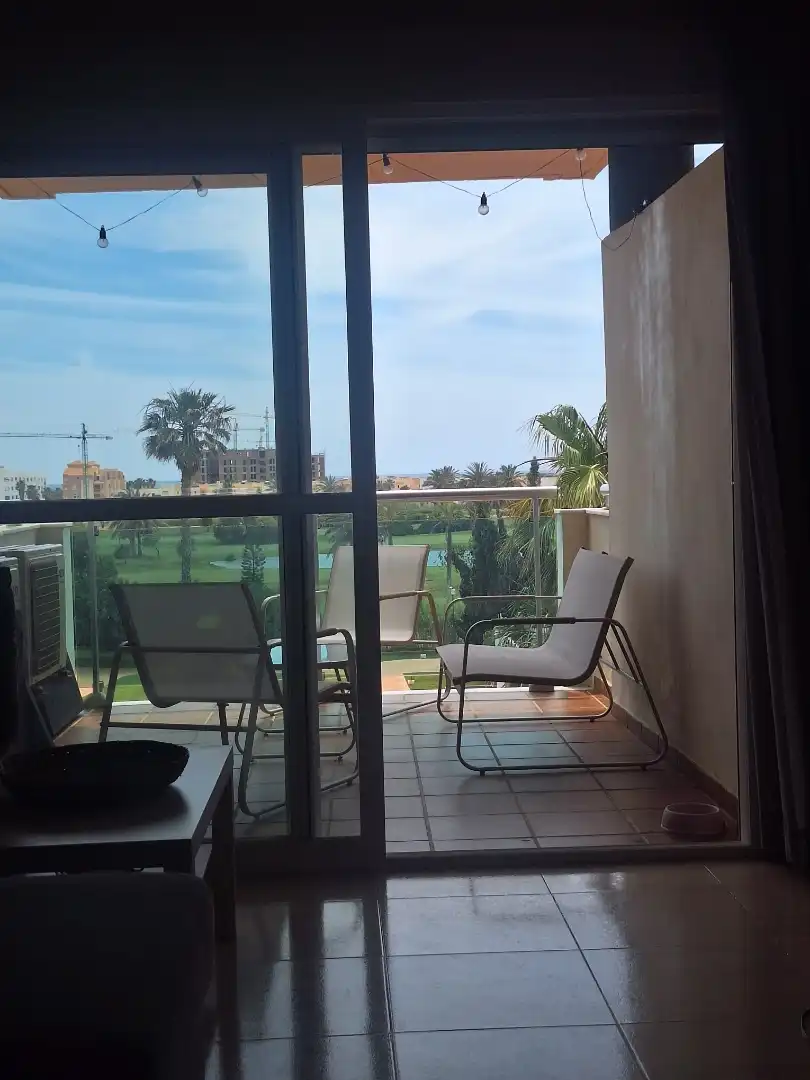 Apartament de lloguer a Calle Cabina, 19, Almerimar Terrassa de Apartament de lloguer en El Ejido amb Aire condicionat, Calefacció i Jardí privat