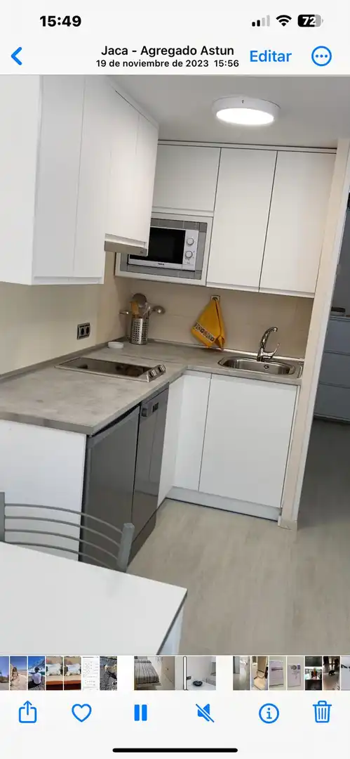 Flat for rent in Calle Escalar, 3, Astún Kitchen of Flat for rent in Jaca with Heating and Furnished