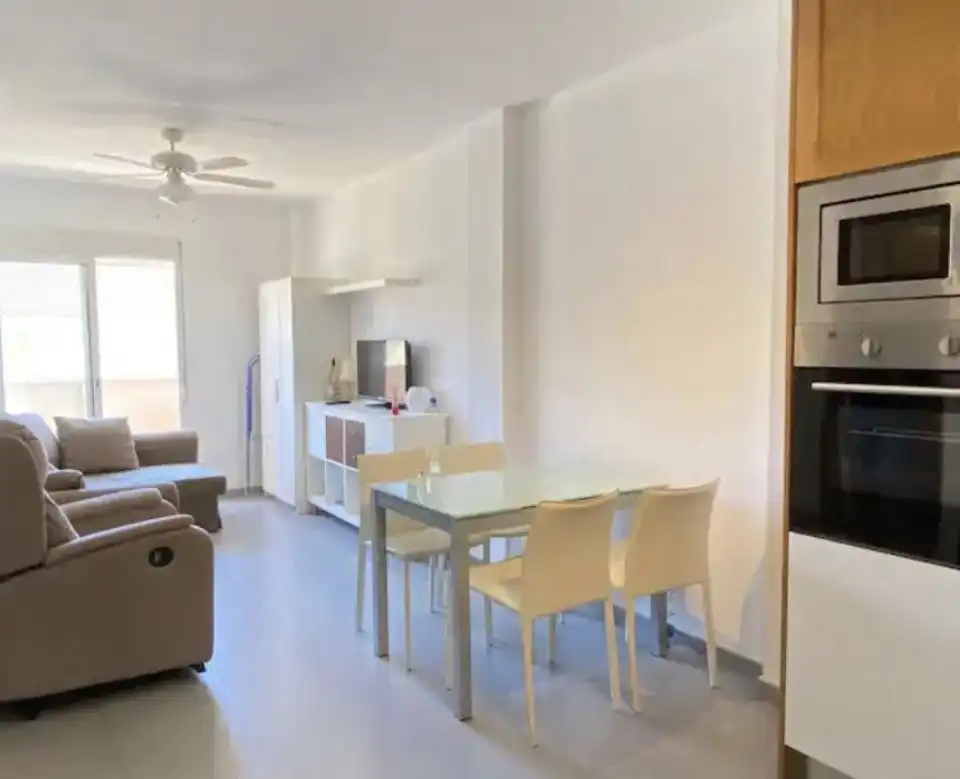 Dining room of Flat for rent in Pilar de la Horadada  with Air Conditioner, Heating and Furnished