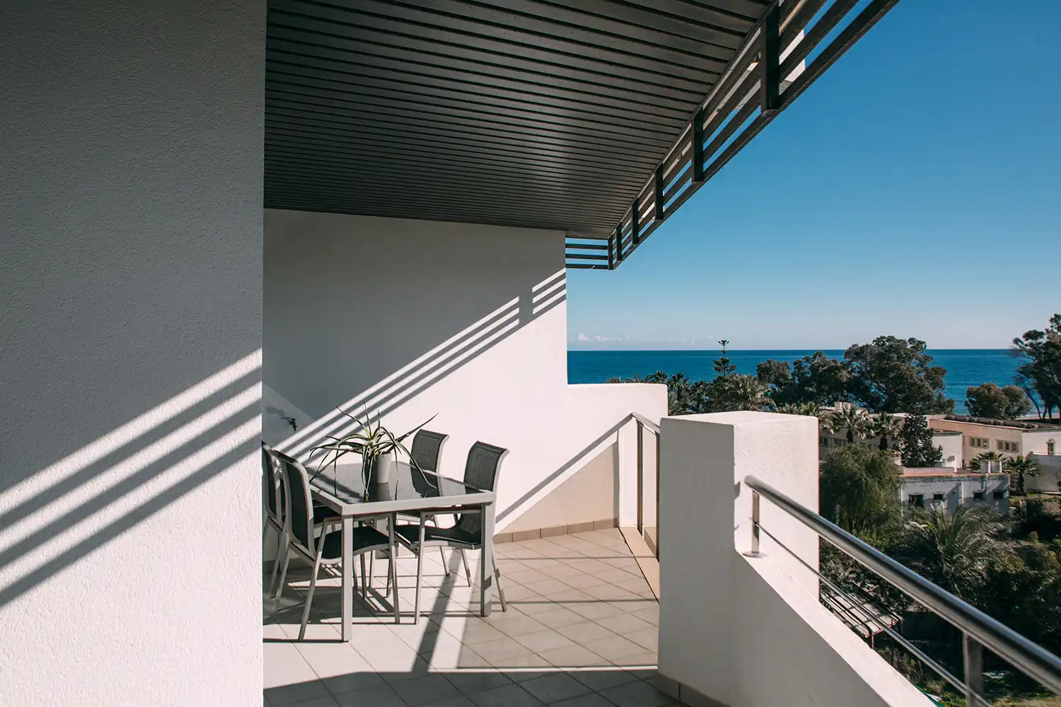 Flat for rent in Camino el Pocico, 5, Aguadulce Terrace of Flat for rent in Roquetas de Mar with Air Conditioner, Terrace and Swimming Pool