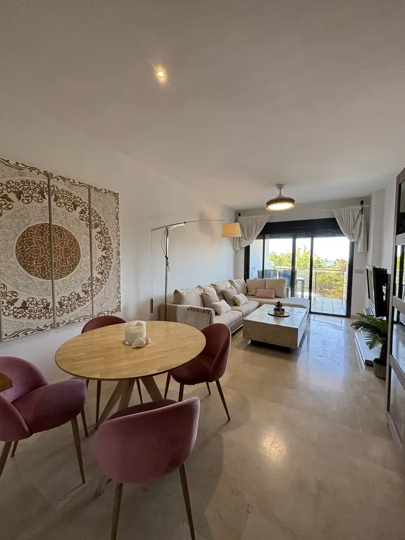 Flat for rent in Camino el Pocico, 5, Aguadulce Living room of Flat for rent in Roquetas de Mar with Air Conditioner, Terrace and Swimming Pool