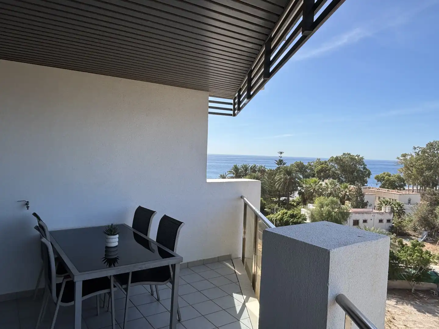 Flat for rent in Camino el Pocico, 5, Aguadulce Balcony of Flat for rent in Roquetas de Mar with Air Conditioner, Terrace and Swimming Pool