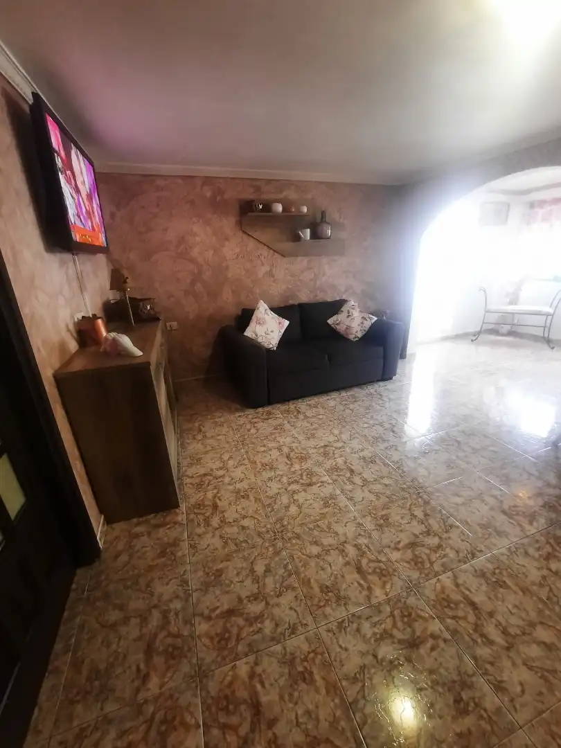 Wohnzimmer von Dachboden zur Miete in Santiago del Teide mit Terrasse, Möbliert und Waschmaschine