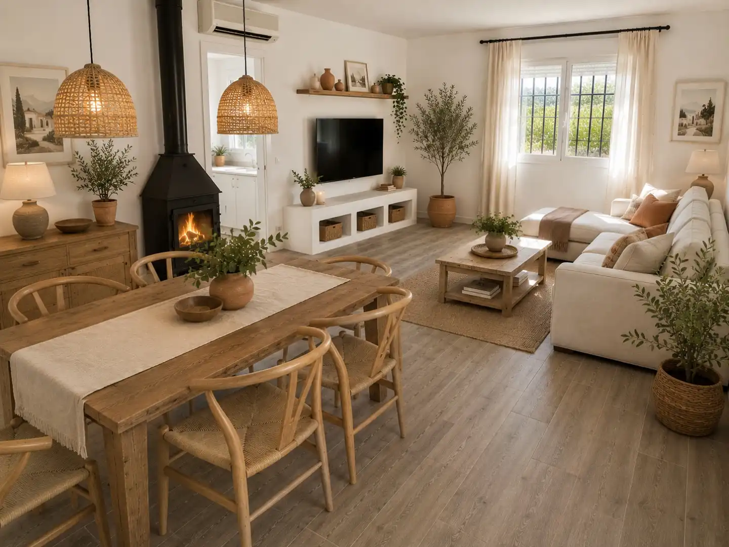 Casa o chalet en venta en Urbanizacion Lloma Molina 14, 5, Catadau Sala de estar de Casa o chalet en venta en Catadau con Aire acondicionado, Terraza y Piscina
