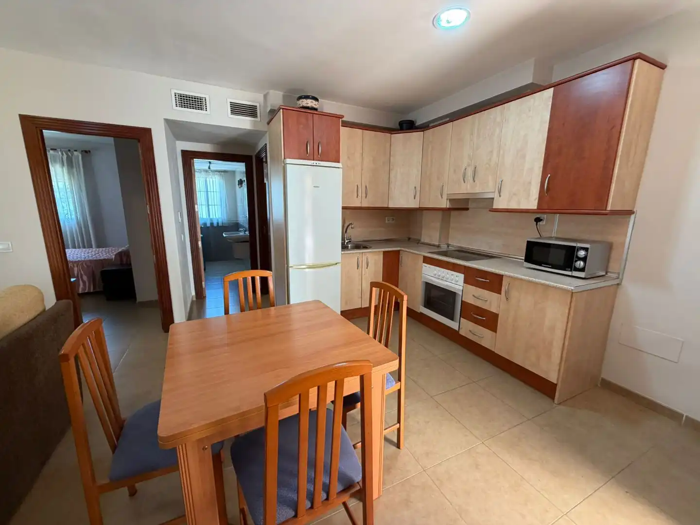 Flat for sale in Calle Ferrocarril, 6, Huércal de Almería Kitchen of Flat for sale in Huércal de Almería with Air Conditioner and Furnished