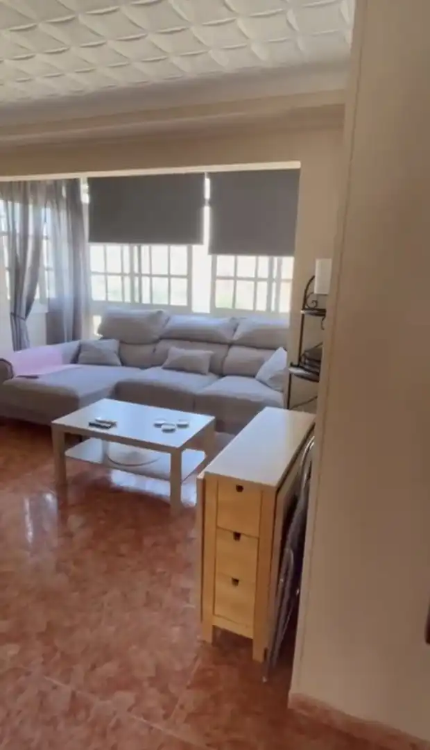 Flat for rent in Avenida Manuel Gorria, 26, Olletas - Sierra Blanquilla Living room of Flat for rent in Málaga with Air Conditioner, Private garden and Furnished