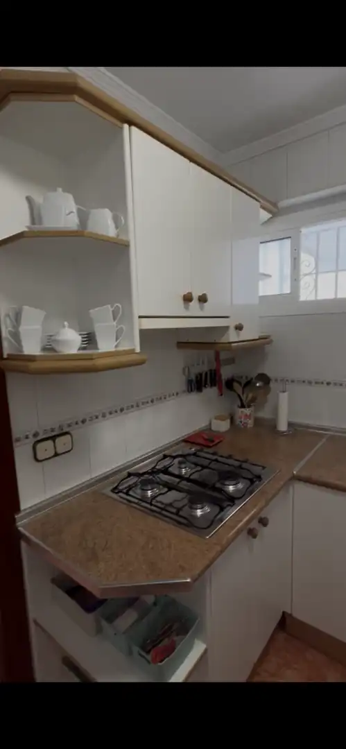 Flat for rent in Avenida Manuel Gorria, 26, Olletas - Sierra Blanquilla Kitchen of Flat for rent in Málaga with Air Conditioner, Private garden and Furnished