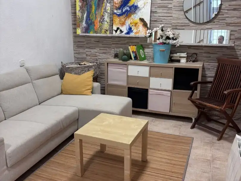 Flat for sale in Concepción Living room of Flat for sale in Madrid Capital
