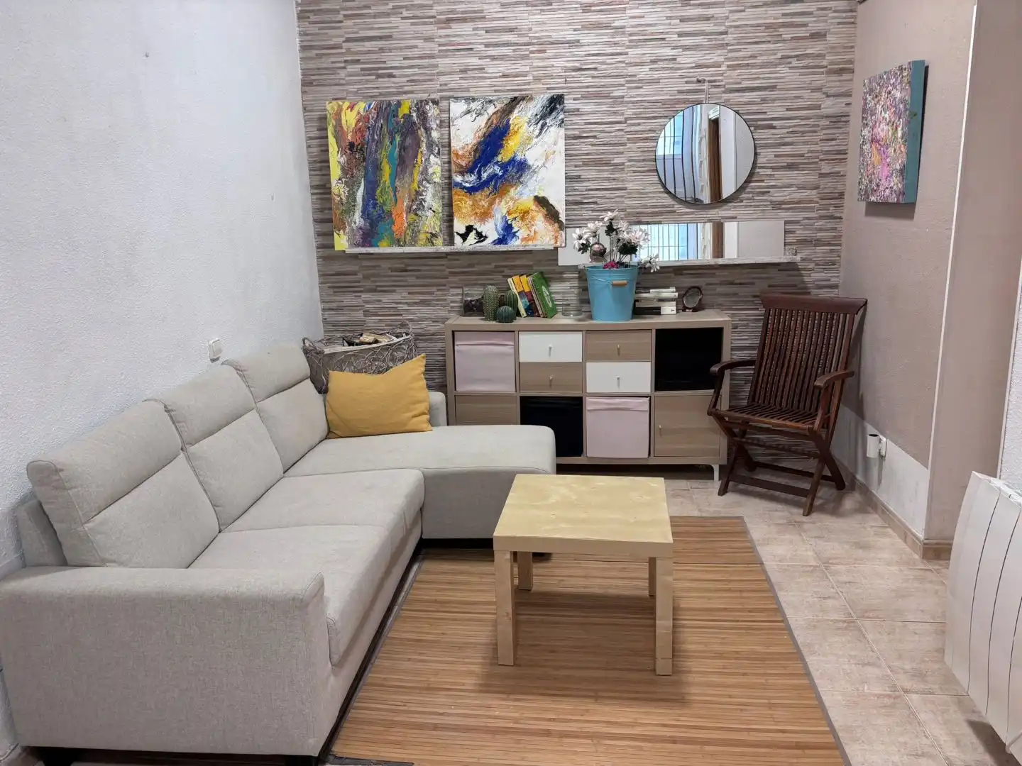 Flat for sale in Concepción Living room of Flat for sale in Madrid Capital