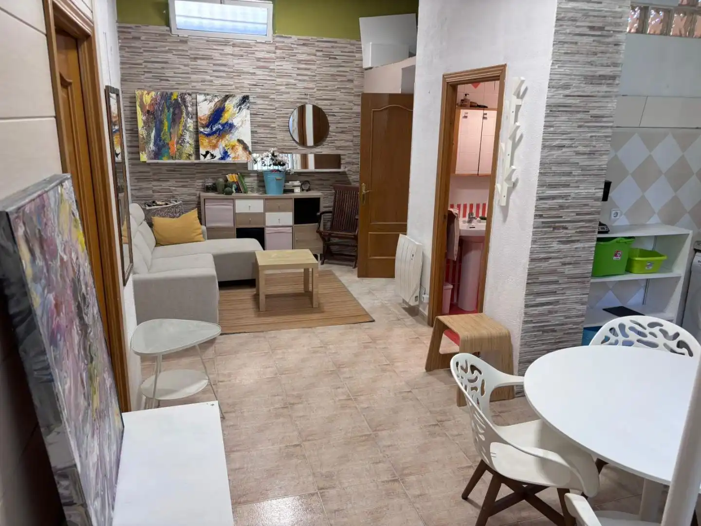 Flat for sale in Concepción Living room of Flat for sale in Madrid Capital