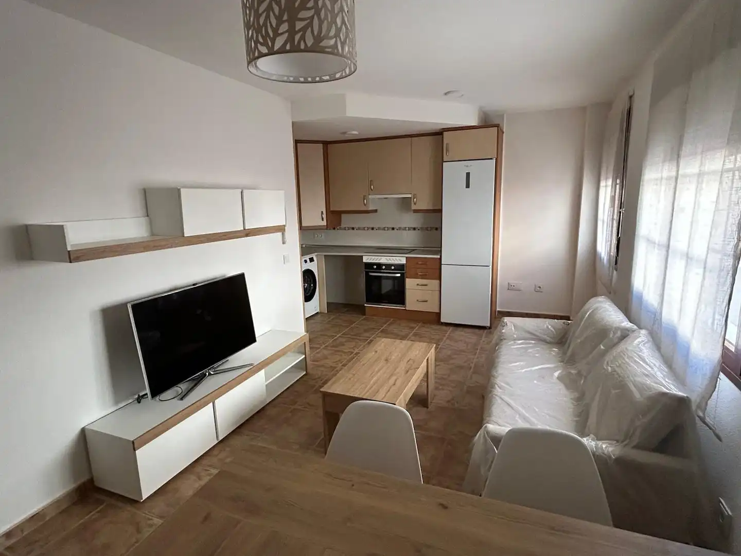 Sala de estar de Piso de alquiler en Gerindote con Aire acondicionado, Amueblado y Balcón
