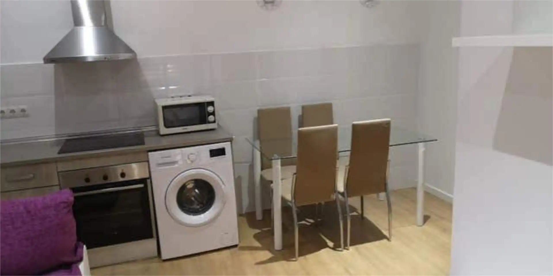 Piso de alquiler en Centro Cocina de Piso de alquiler en Alcalá de Guadaira con Calefacción y Amueblado
