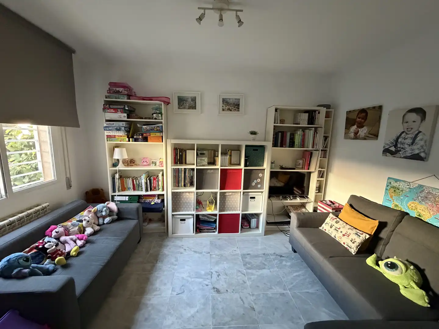Sala de estar de Casa o chalet en venta en Albolote con Aire acondicionado y Piscina