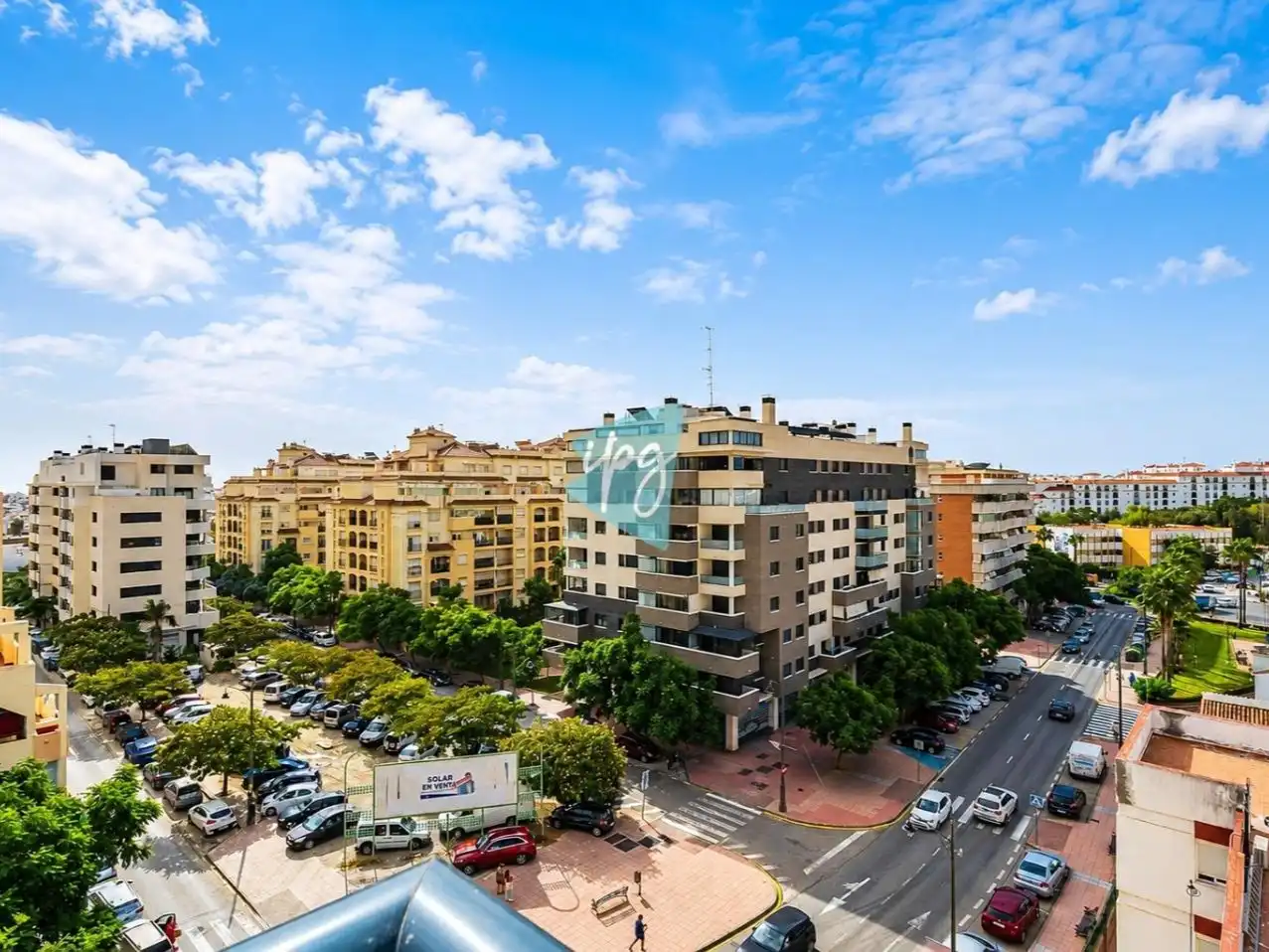 Flat for sale in Calle Pilar de Farinós, 30, Parque Central Exterior view of Flat for sale in Estepona with Air Conditioner, Heating and Terrace