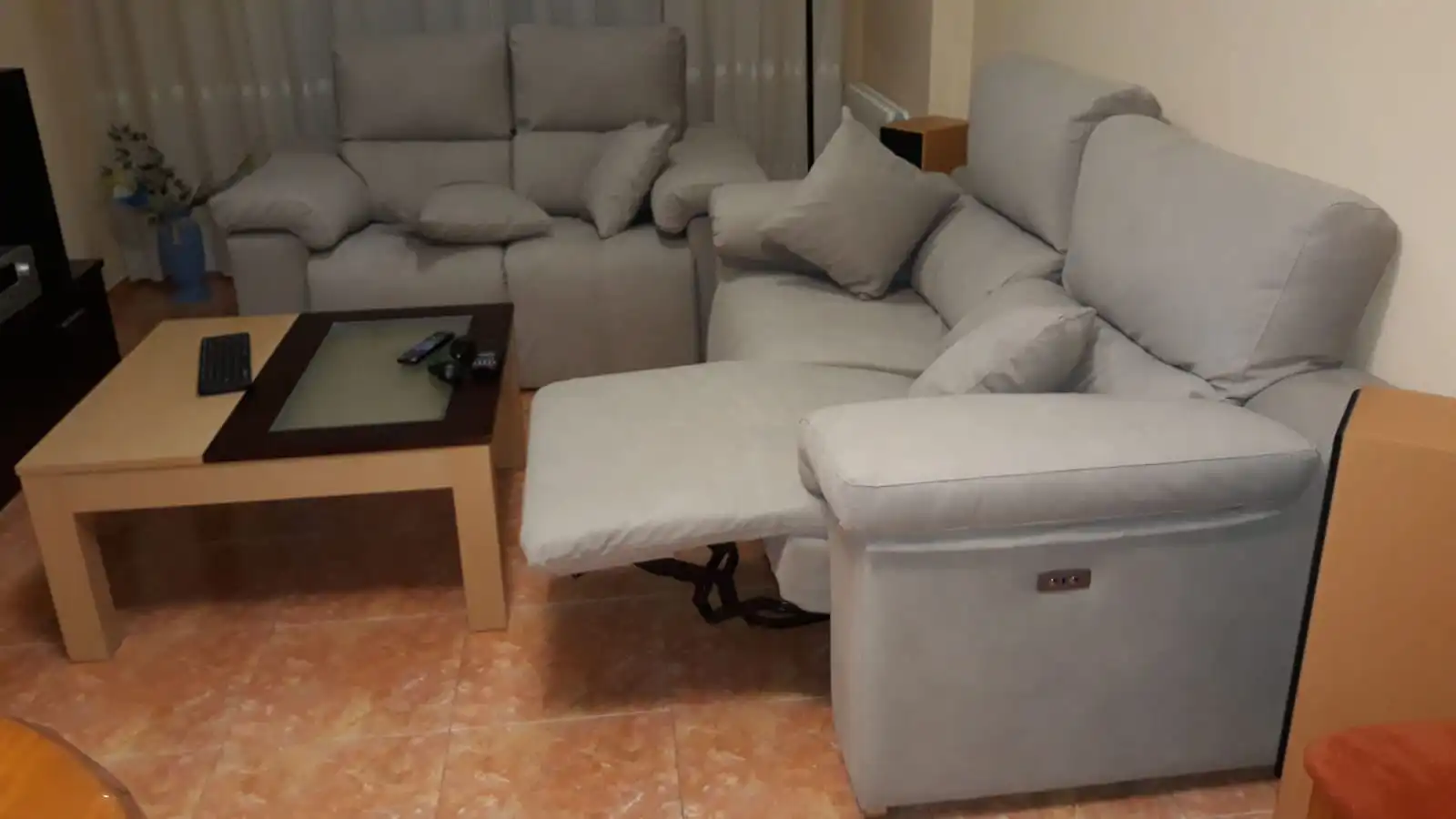 Living room of Flat for sale in Almansa  with Heating, Parquet flooring and Storage room