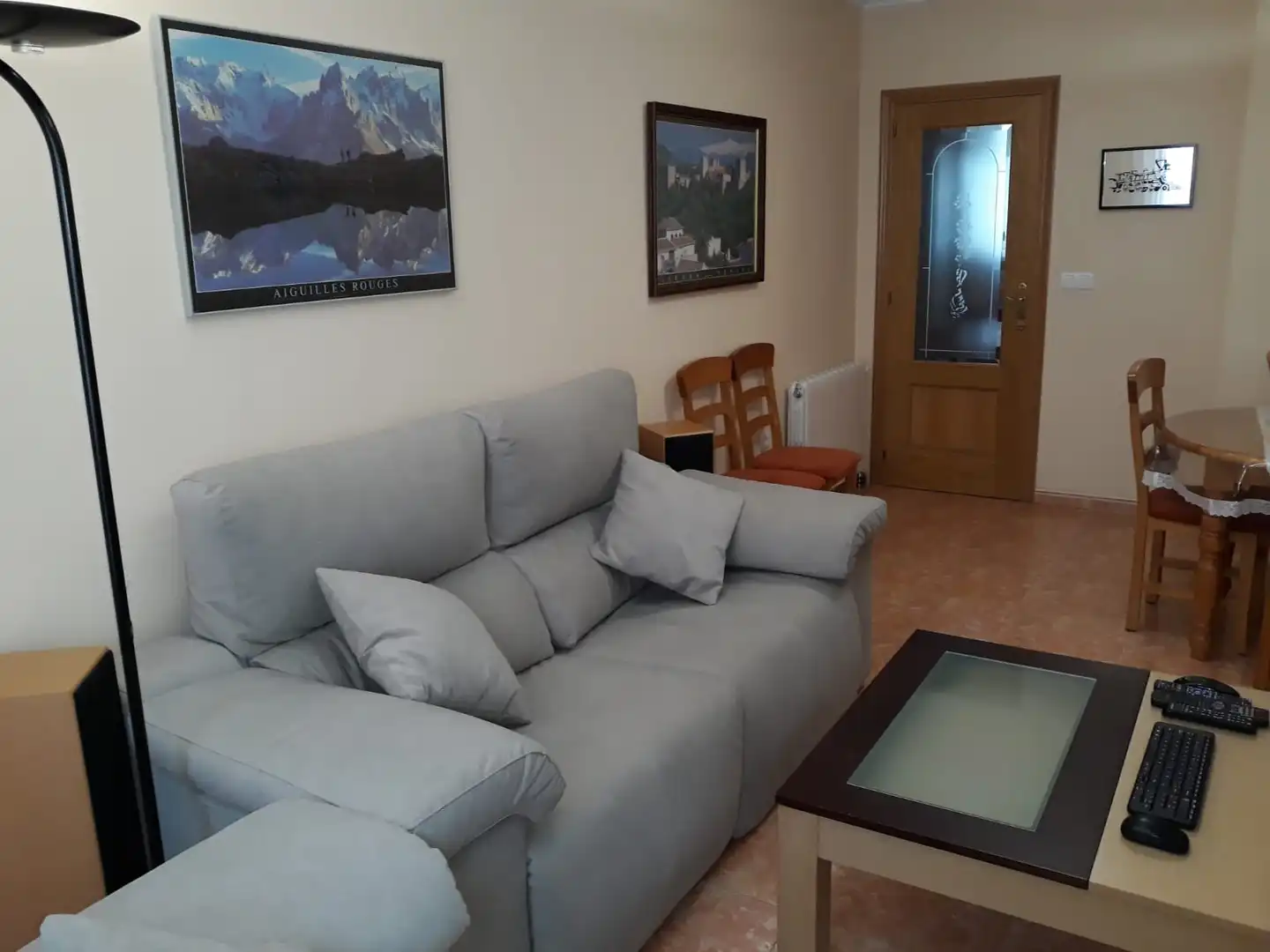 Living room of Flat for sale in Almansa  with Heating, Parquet flooring and Storage room