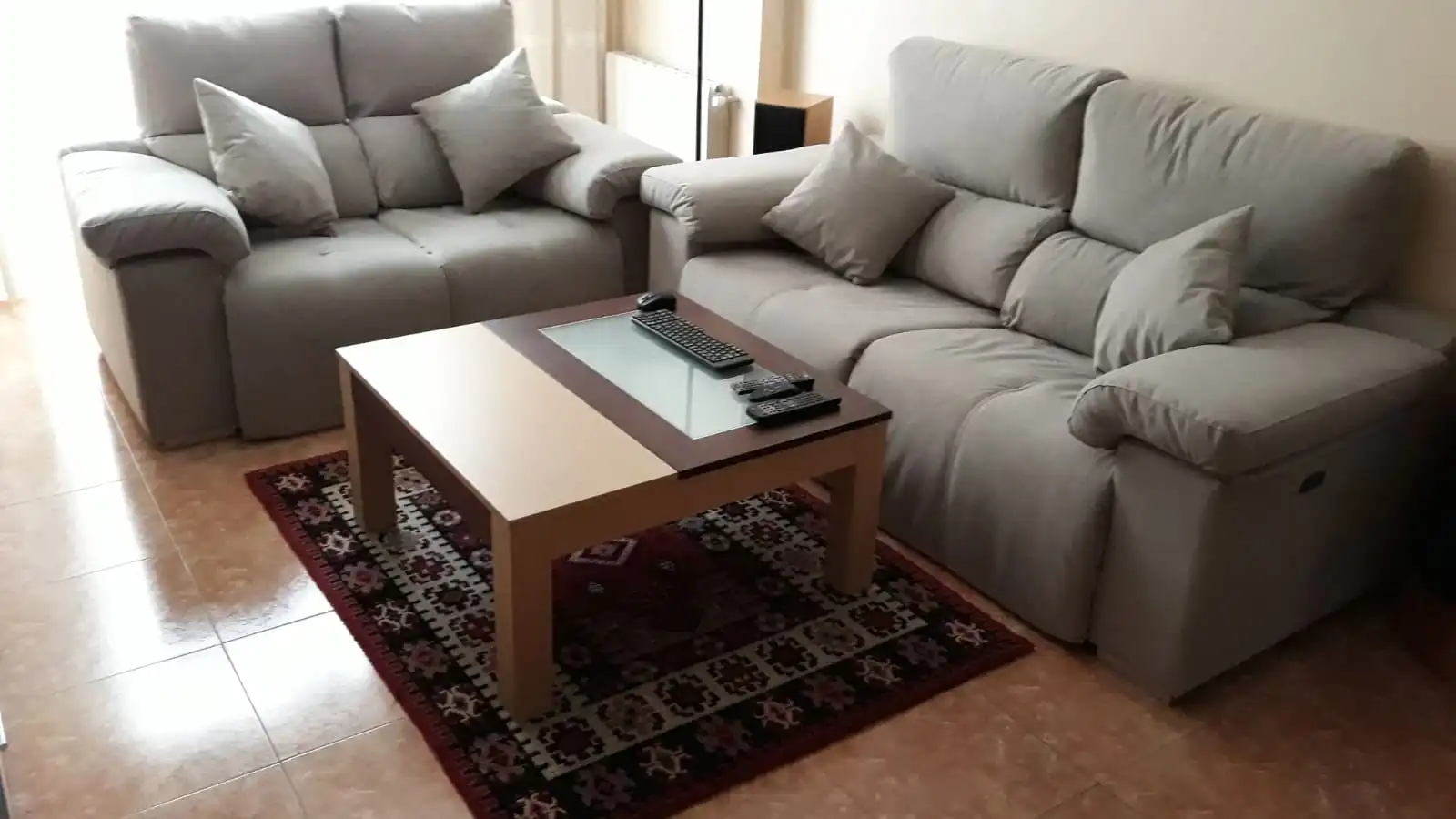 Living room of Flat for sale in Almansa  with Heating, Parquet flooring and Storage room