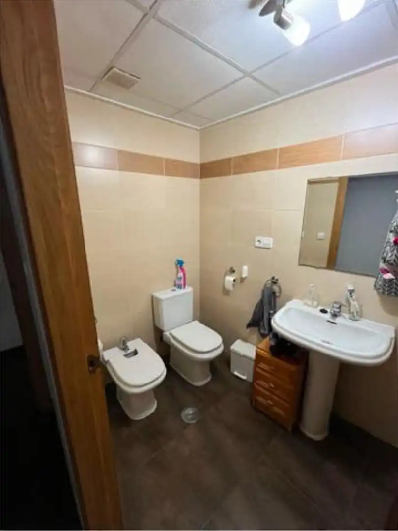Baño de Piso de alquiler en Murcia con Terraza y Amueblado