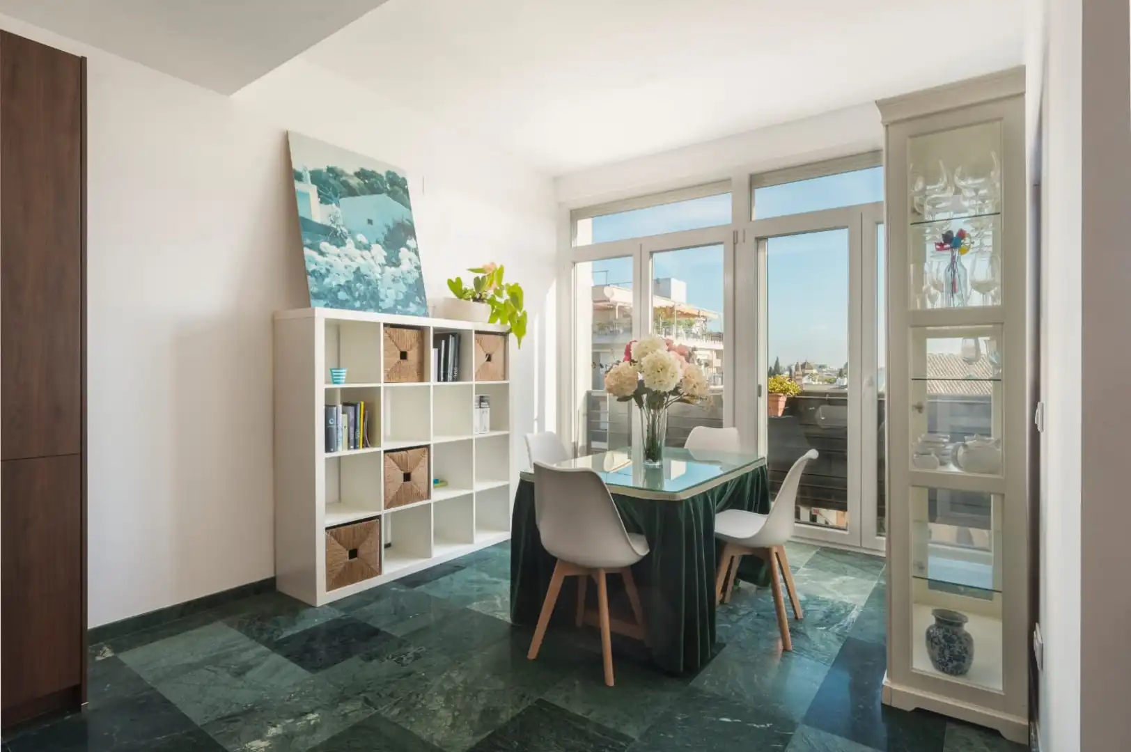 Dining room of Flat for rent in Sevilla  with Air Conditioner, Heating and Storage room
