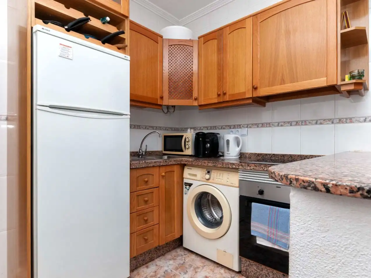 Kitchen of Flat for sale in Orihuela  with Air Conditioner, Swimming Pool and Balcony