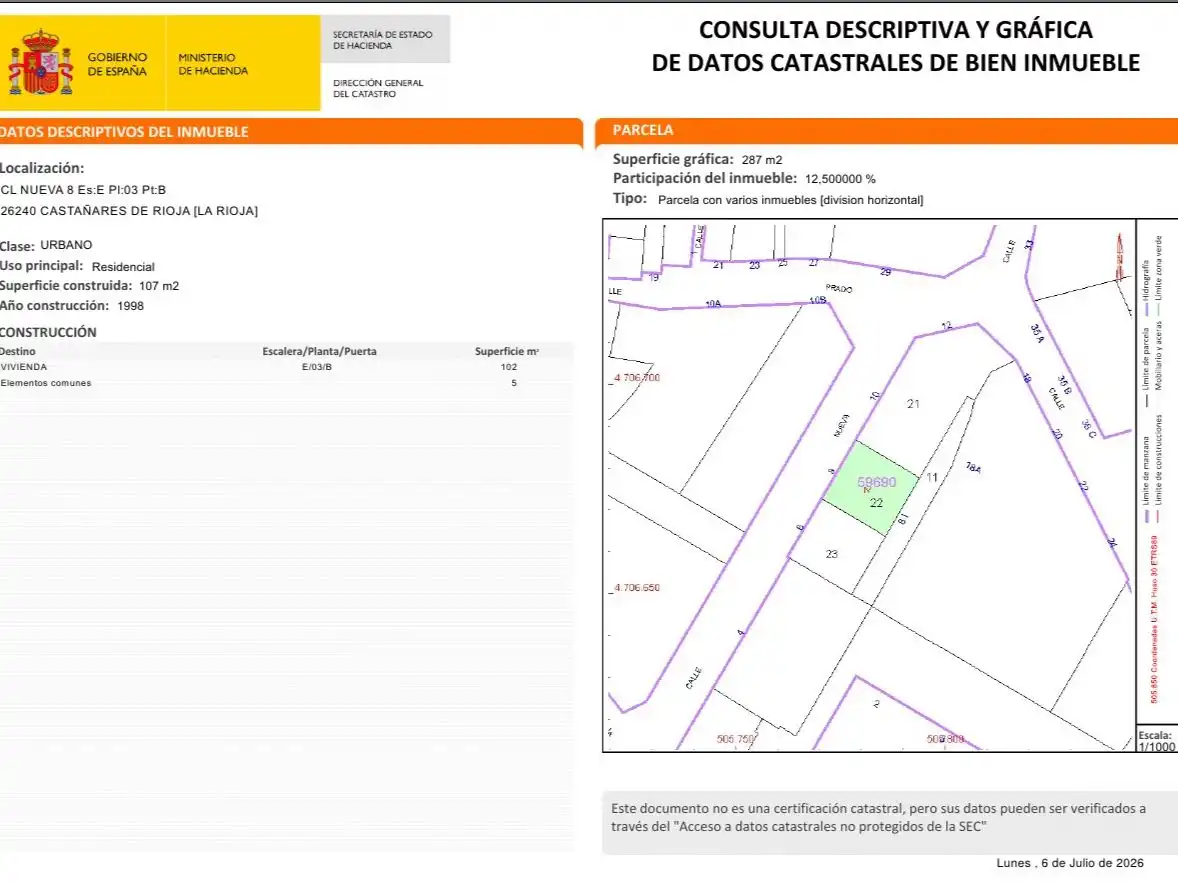 Pis en venda a Calle Nueva, 8, Castañares de Rioja Pis en venda en Castañares de Rioja amb Terrassa i Balcó