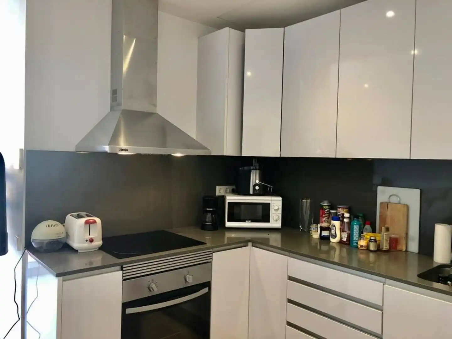 Kitchen of Flat for rent in Barcelona  with Air Conditioner, Heating and Parquet flooring