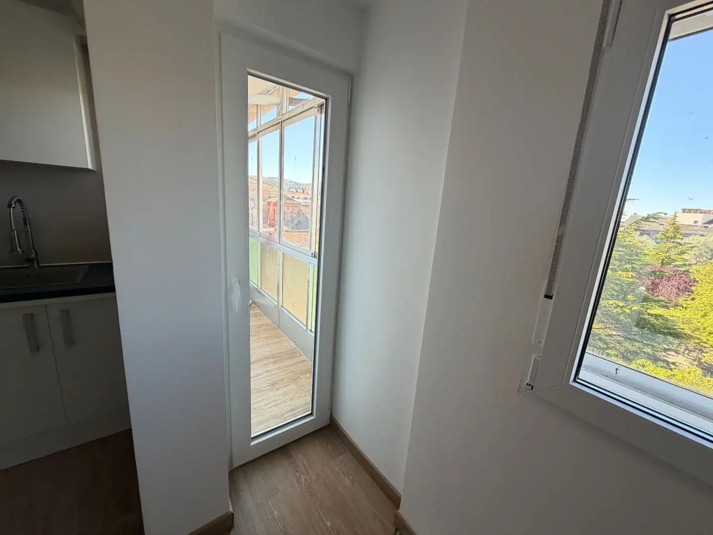 Flat for rent in Calle Bienvenido Calvo, 4, Calaverón - Pajaritos Balcony of Flat for rent in Soria Capital with Heating, Terrace and Balcony