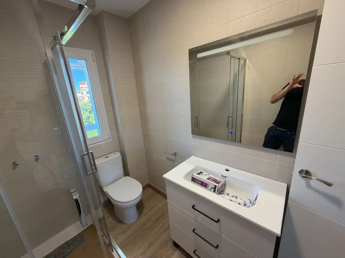 Flat for rent in Calle Bienvenido Calvo, 4, Calaverón - Pajaritos Bathroom of Flat for rent in Soria Capital with Heating, Terrace and Balcony