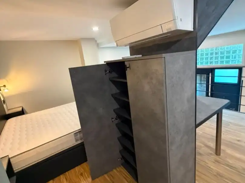 Loft zur Miete in Calle Aeronave, 8, Timón Schlafzimmer von Loft zur Miete in Madrid mit Klimaanlage, Heizung und Parkett