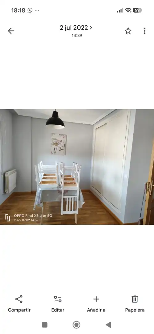 Flat for rent in Calle Júpiter, 10, La Guija Dining room of Flat for rent in Ciudad Real with Air Conditioner, Heating and Parquet flooring