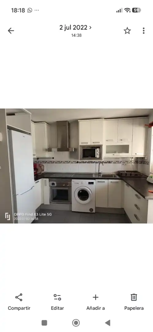Flat for rent in Calle Júpiter, 10, La Guija Kitchen of Flat for rent in Ciudad Real with Air Conditioner, Heating and Parquet flooring