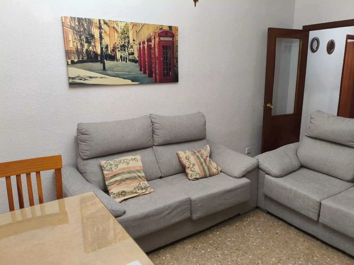 Flat for rent in Calle El Cisne, 6, Sta. Marina - San Andrés - San Pablo - San Lorenzo Living room of Flat for rent in Córdoba with Air Conditioner and Furnished