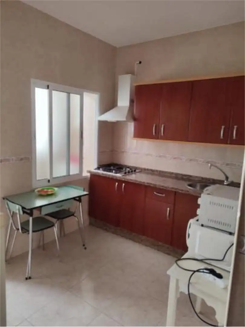 Kitchen of Flat for rent in Badajoz  with Terrace and Furnished
