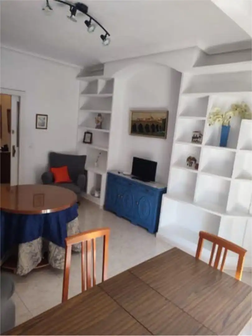 Living room of Flat for rent in Badajoz  with Terrace and Furnished