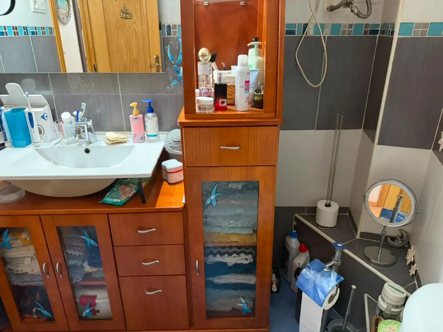 Flat for sale in Avinguda de la Constitució, 62, Morvedre Bathroom of Flat for sale in Valencia Capital with Air Conditioner