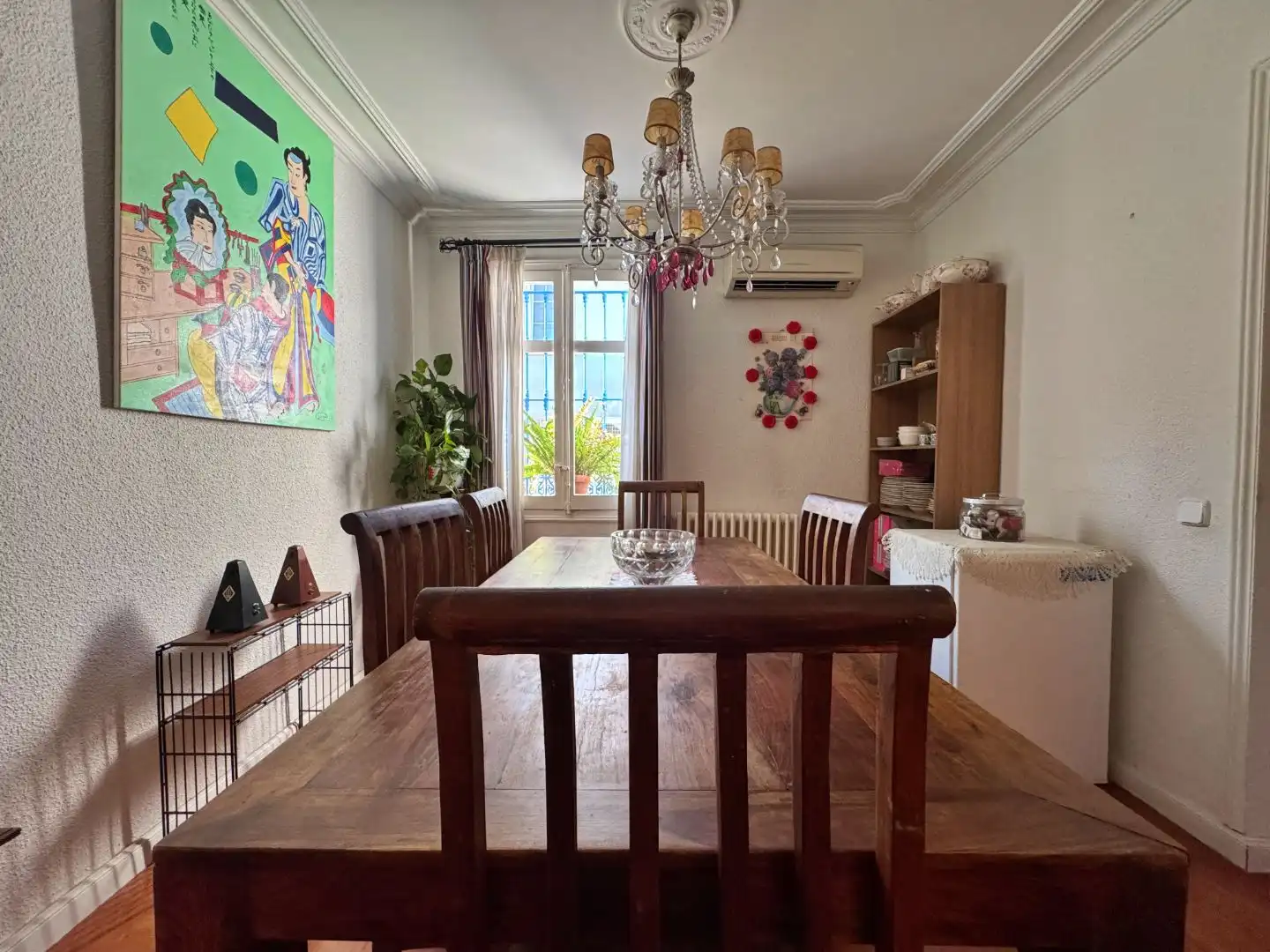 Houses for sale in Calle del Marqués de Vallejo, 13, Madrid Capital Dining room of Houses for sale in Madrid Capital with Air Conditioner
