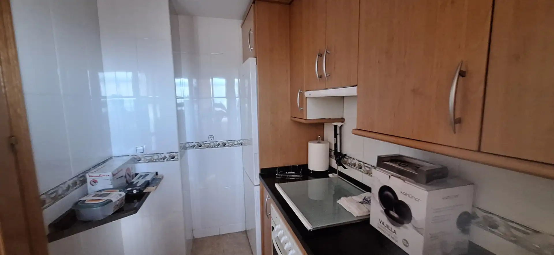 Piso de alquiler en Paseo Condes de Barcelona, 12, Maria Auxiliadora - Barriada de Llera Cocina de Piso de alquiler en Badajoz con Aire acondicionado, Calefacción y Terraza