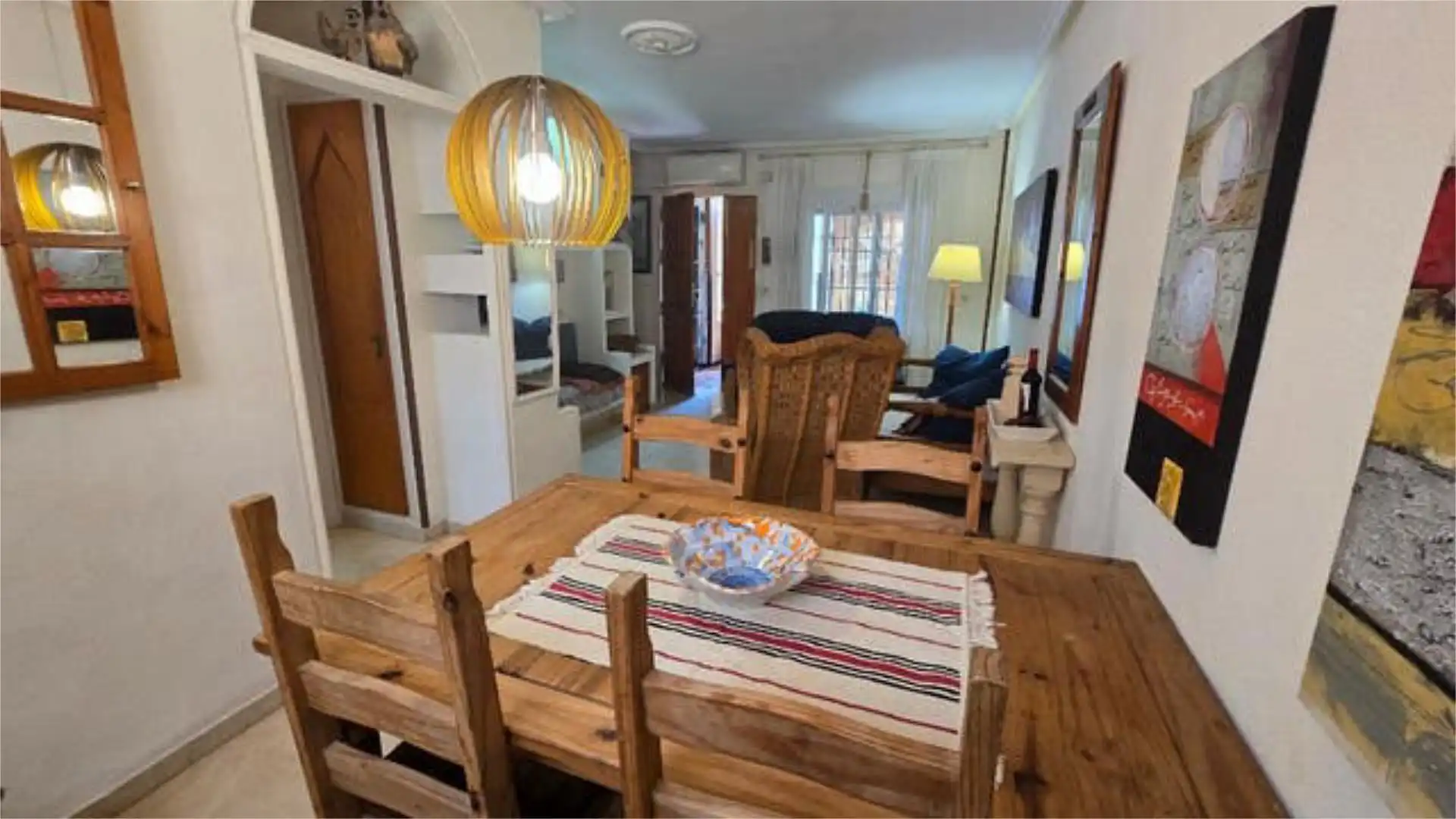 Houses for sale in Punta Prima Dining room of Houses for sale in Torrevieja with Terrace and Swimming Pool