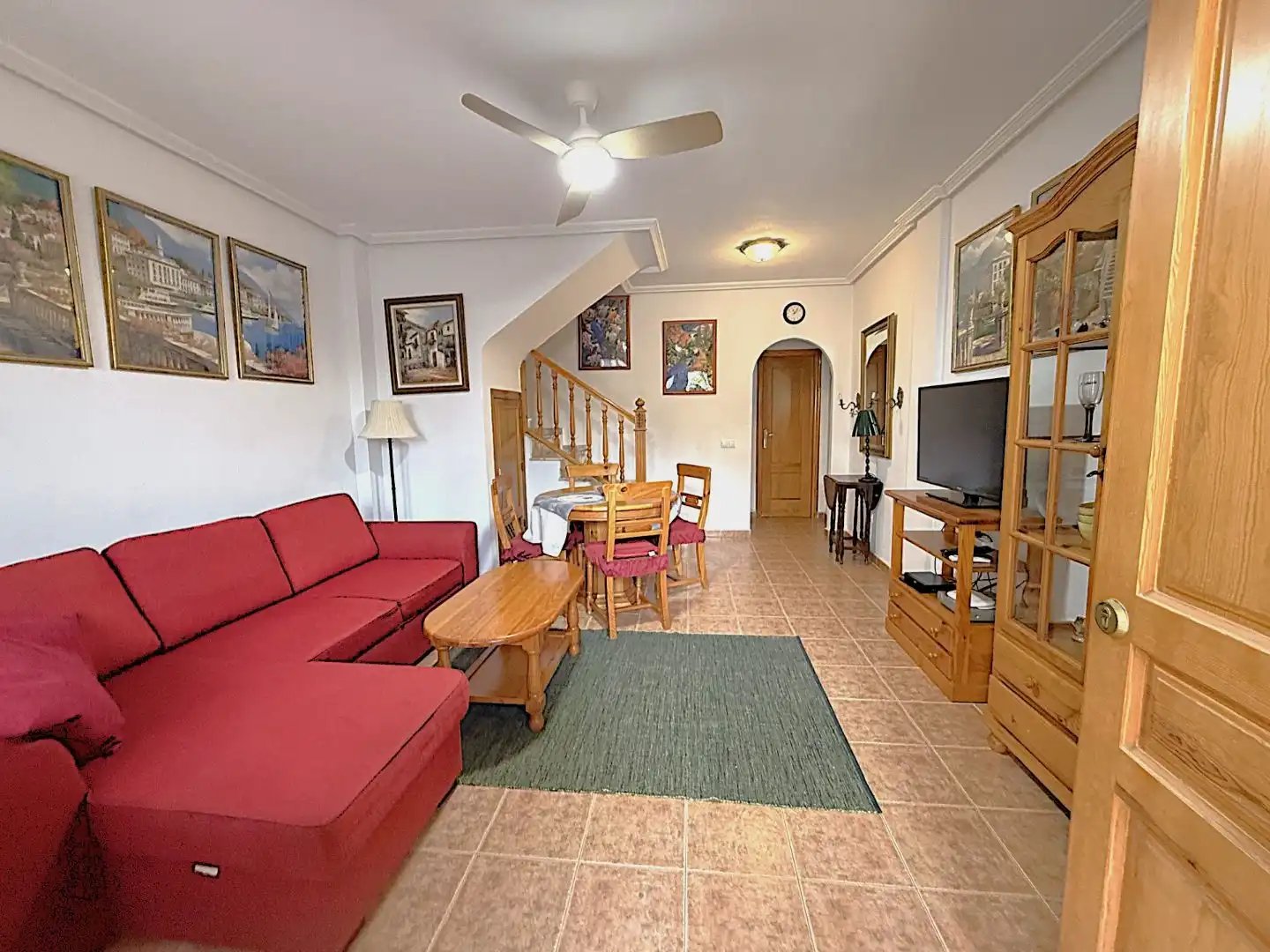 Casa adosada en venta en Calle Torre, 9, Zeniamar - Horizonte - La Campana Sala de estar de Casa adosada en venta en Orihuela con Aire acondicionado, Jardín privado y Terraza