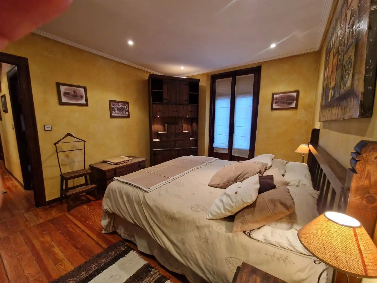 Flat for rent in Calle Ramiro Valbuena, 6, Centro Ciudad Bedroom of Flat for rent in León Capital with Air Conditioner, Heating and Parquet flooring