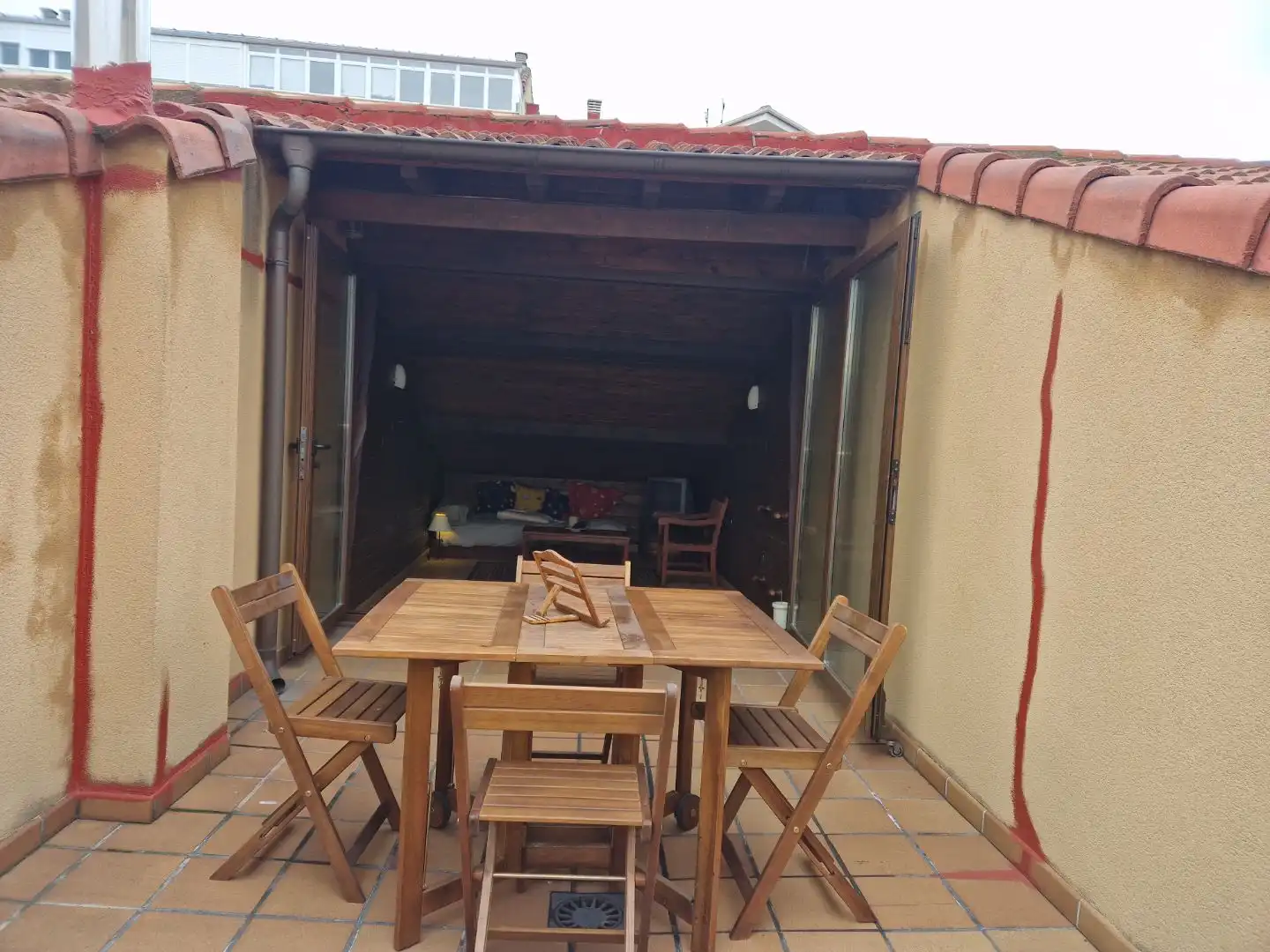Flat for rent in Calle Ramiro Valbuena, 6, Centro Ciudad Terrace of Flat for rent in León Capital with Air Conditioner, Heating and Parquet flooring