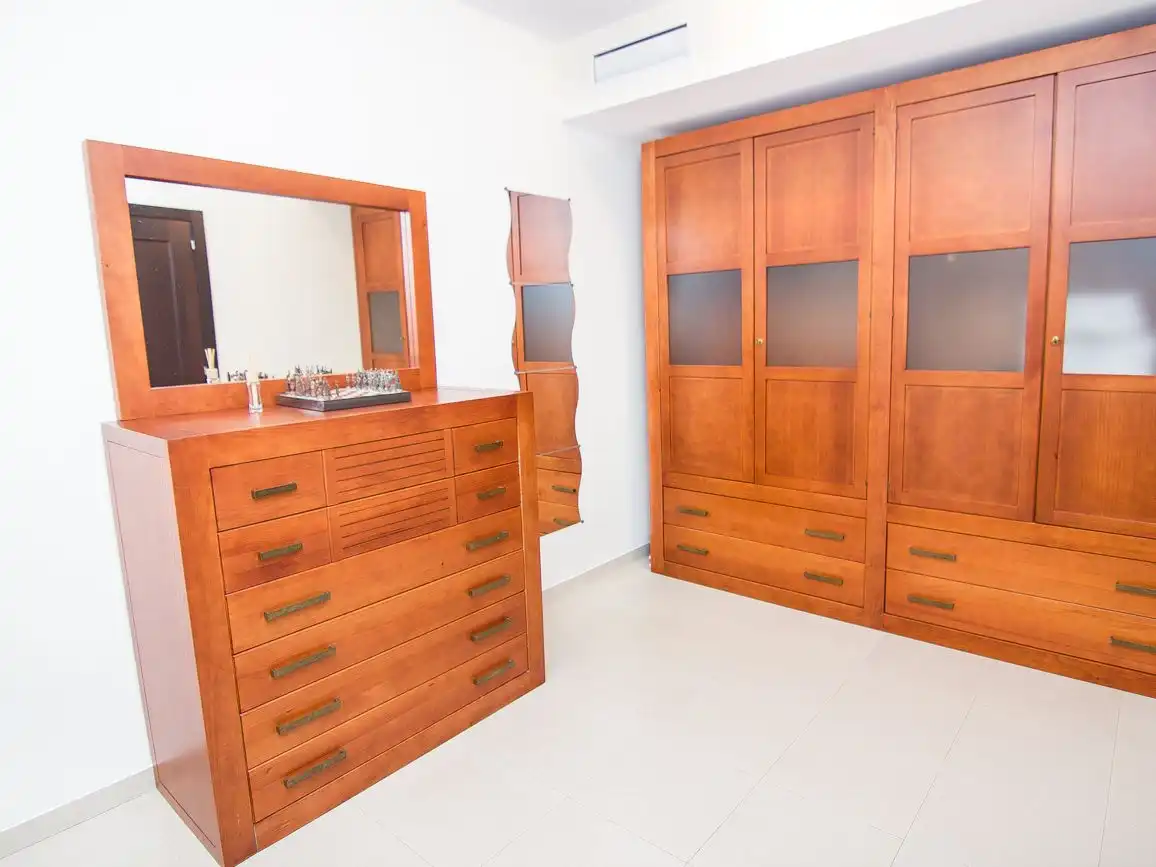 Flat for rent in Avenida del Parque, 13, El Valle Bedroom of Flat for rent in Lucena with Air Conditioner, Heating and Private garden