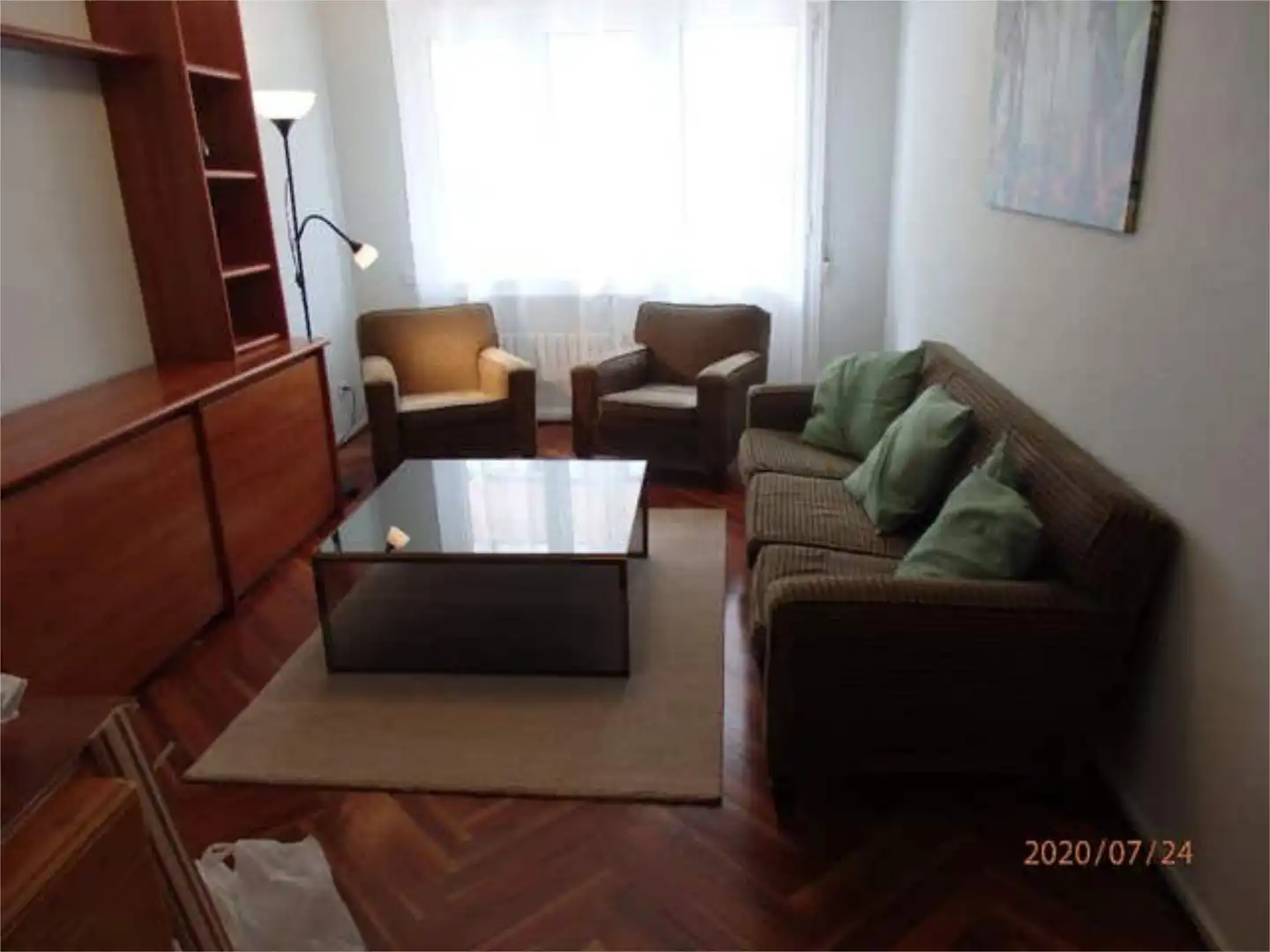Wohnzimmer von Wohnung zur Miete in Bilbao  mit Heizung, Privatgarten und Terrasse