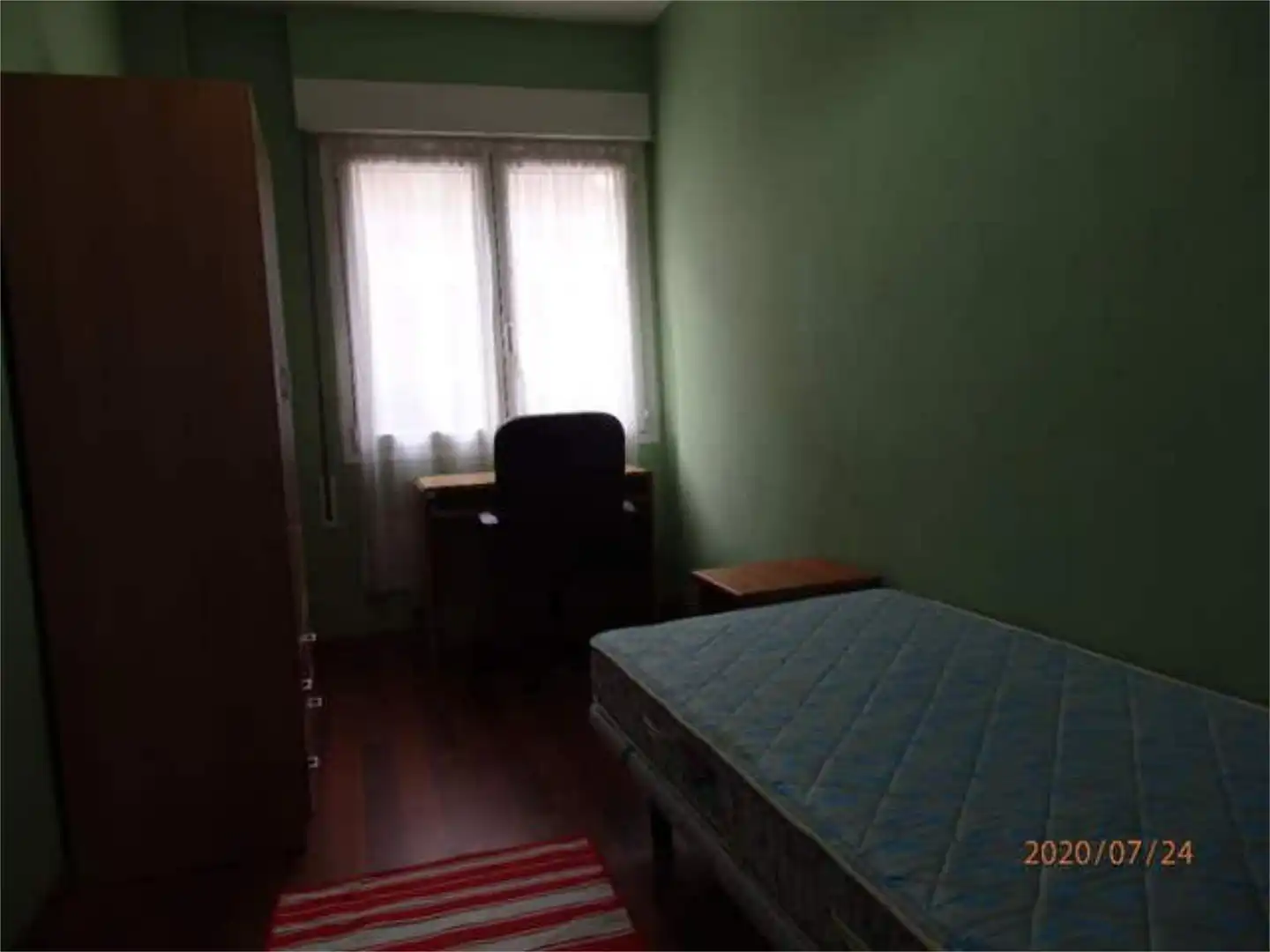Schlafzimmer von Wohnung zur Miete in Bilbao  mit Heizung, Privatgarten und Terrasse