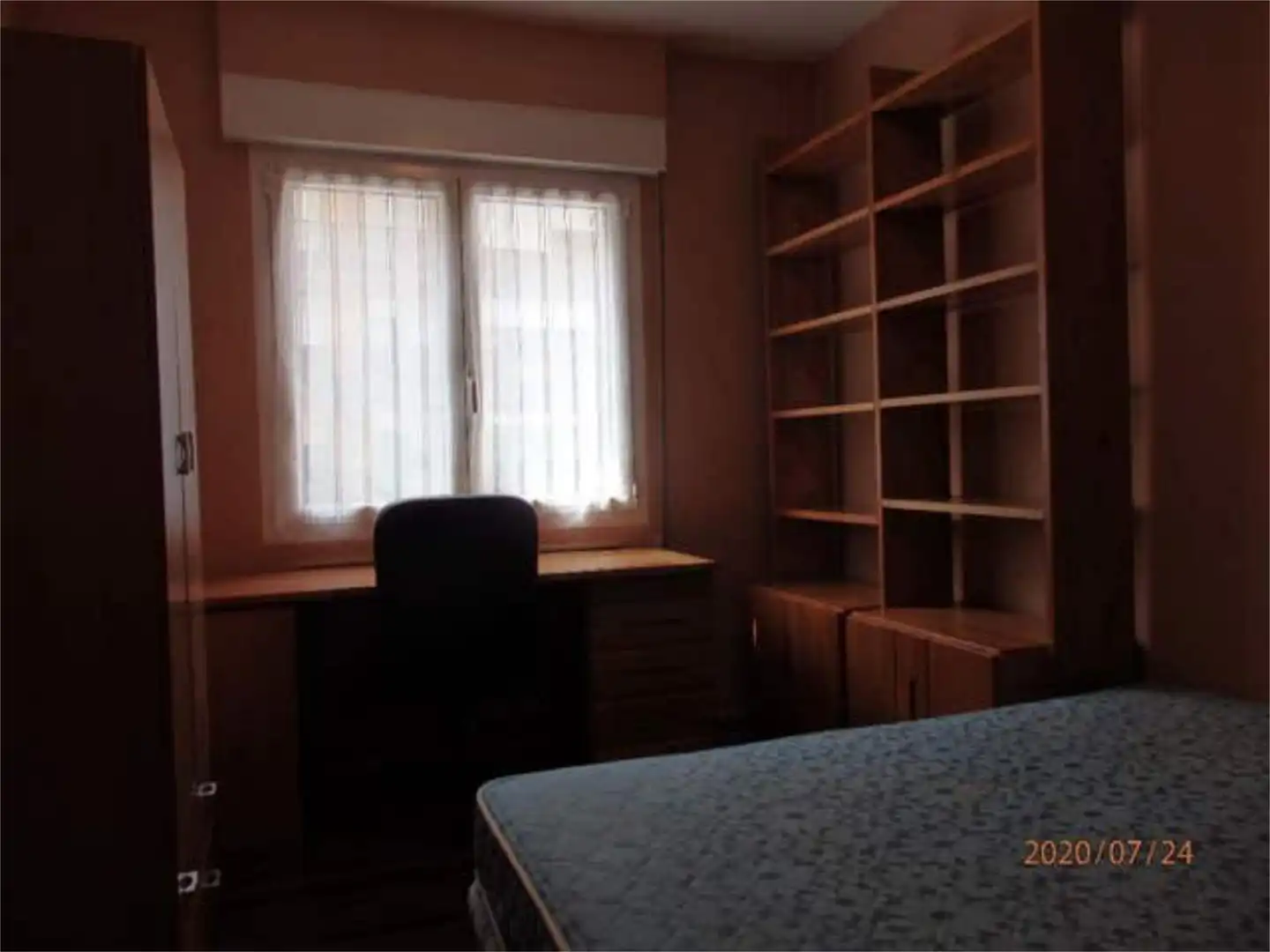 Schlafzimmer von Wohnung zur Miete in Bilbao  mit Heizung, Privatgarten und Terrasse